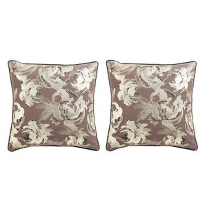 Pier 1 Imports Gold Floral Beaded Pillows (2)